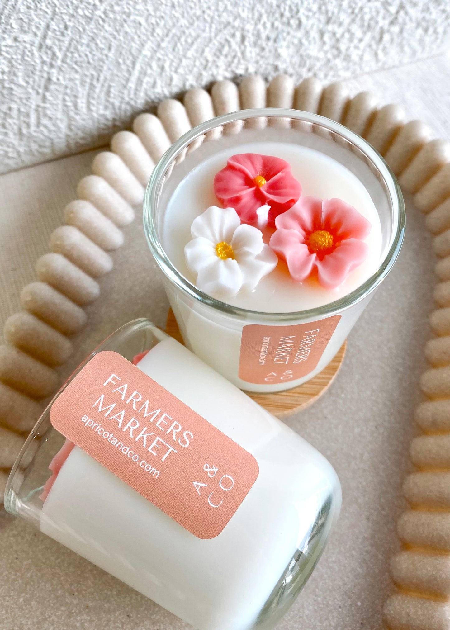 Farmers Market Flowers Candle