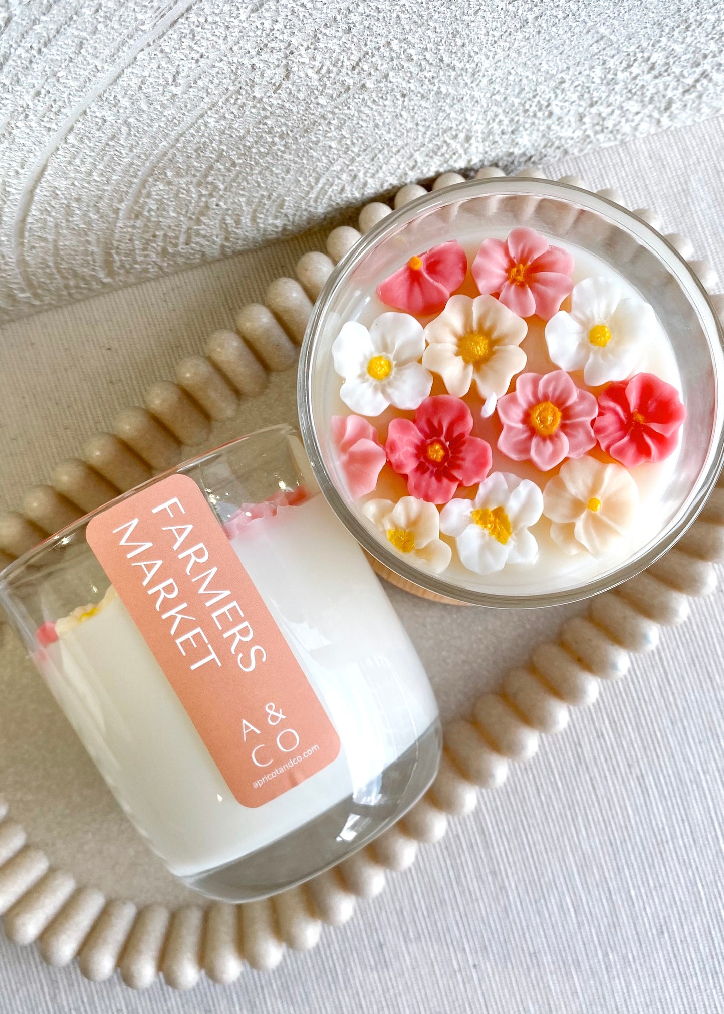 Farmers Market Flowers Candle