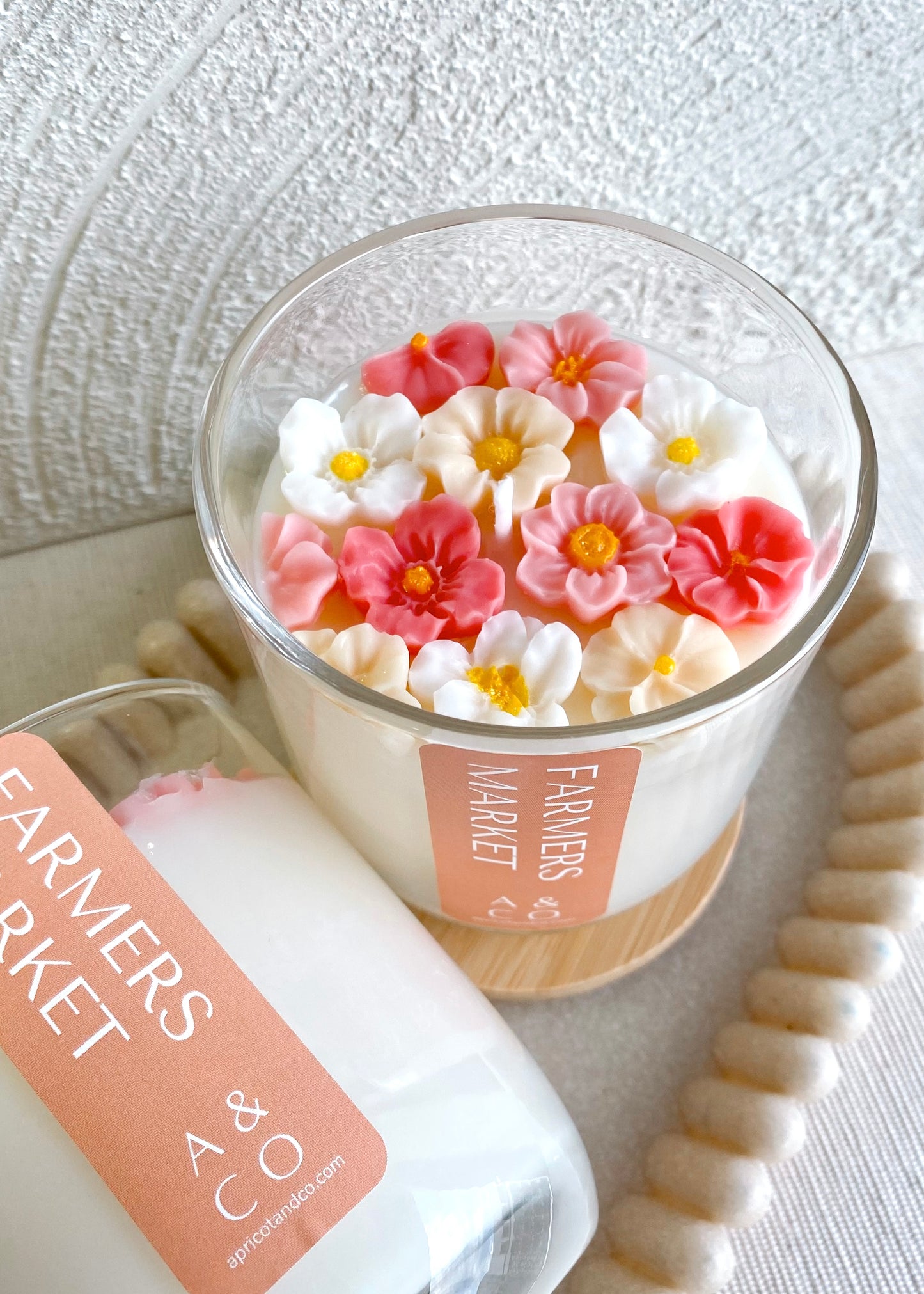 Farmers Market Flowers Candle