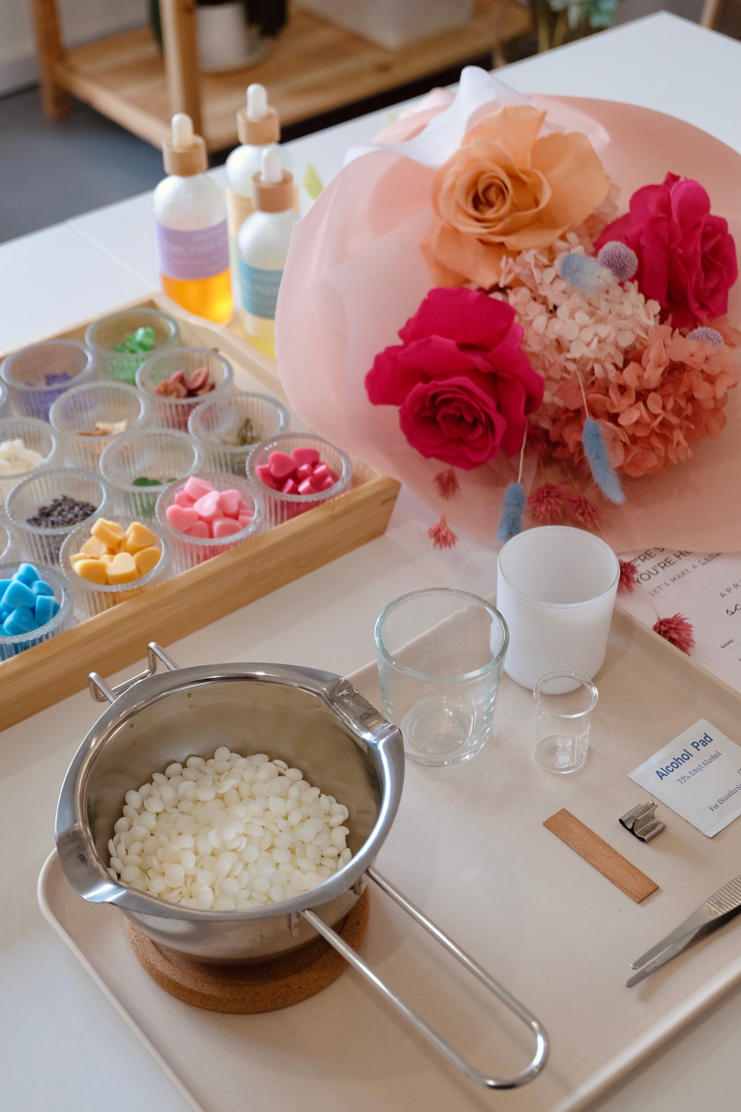 Valentine’s Day Candle Workshop ♡