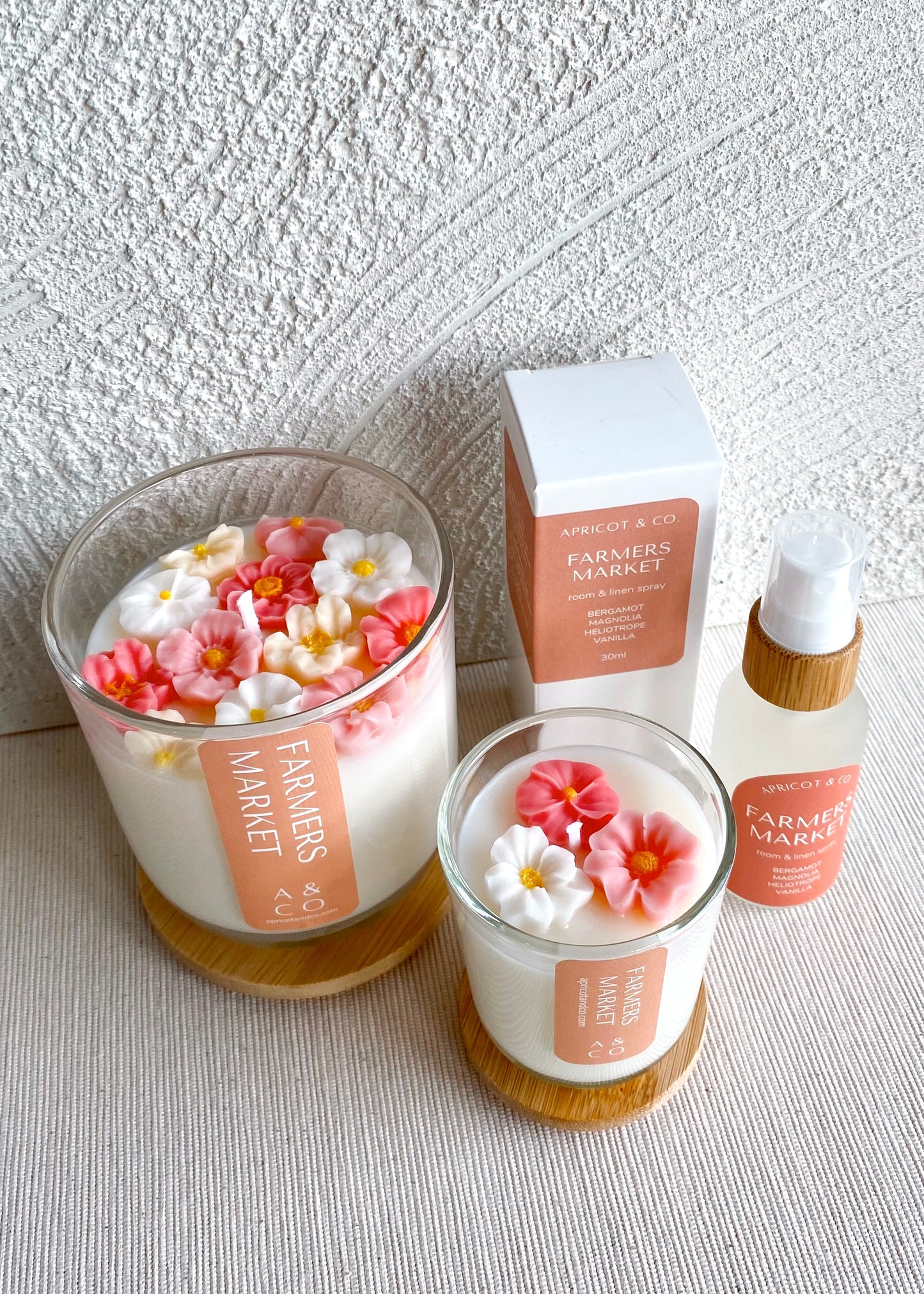 Farmers Market Flowers Candle