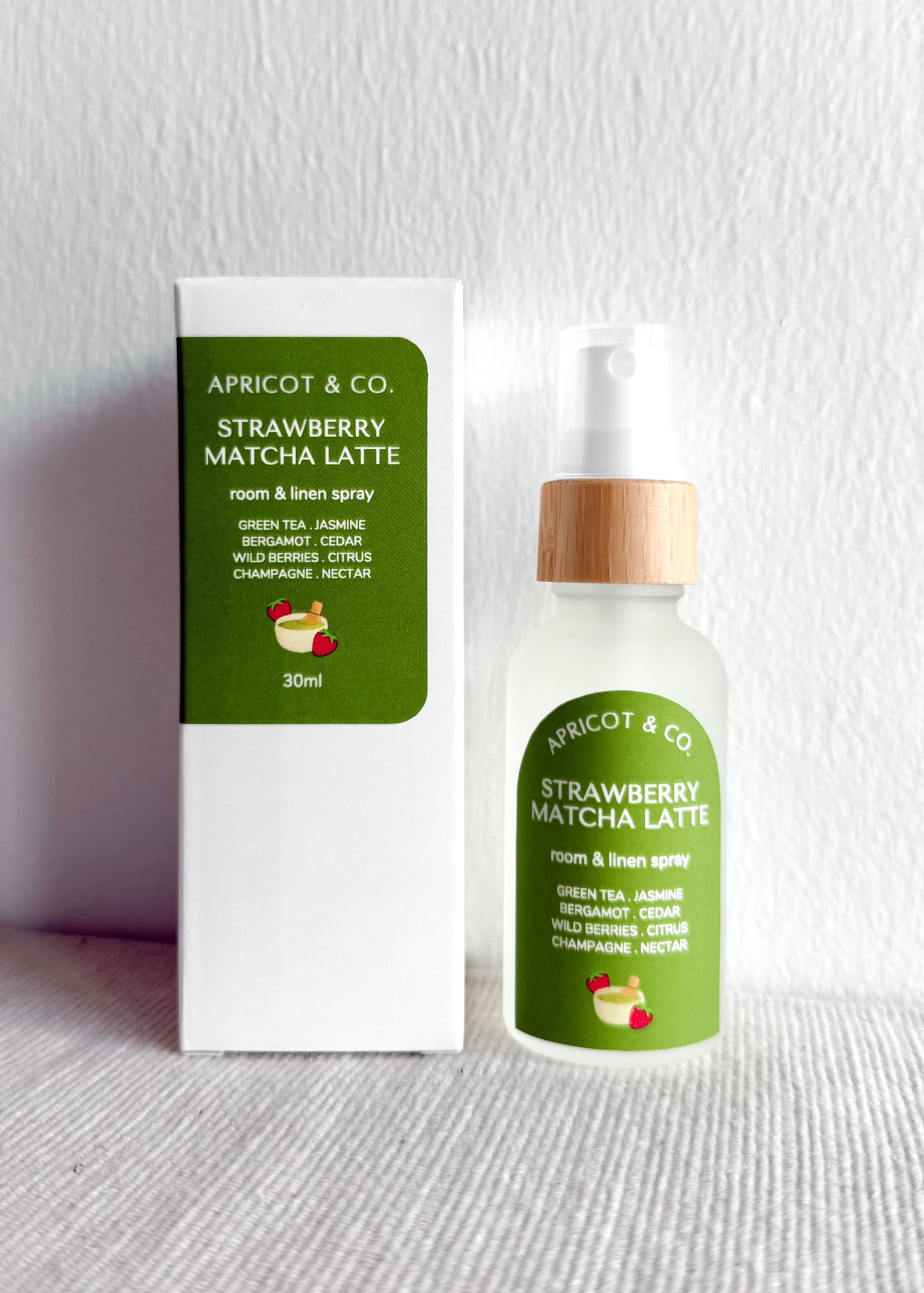 Strawberry Matcha Latte Room & Linen Spray