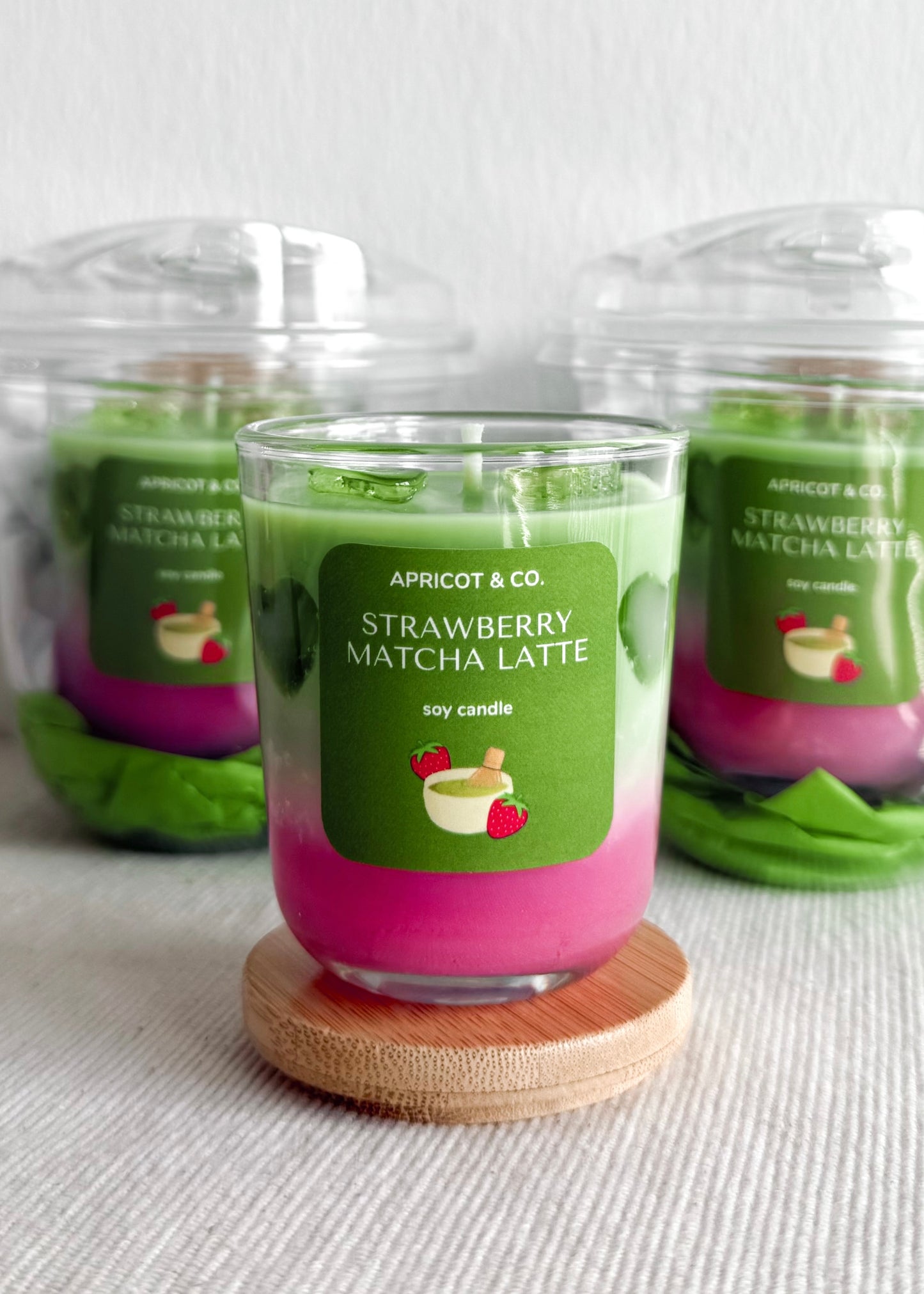 Strawberry Matcha Latte Candle (PREORDER)