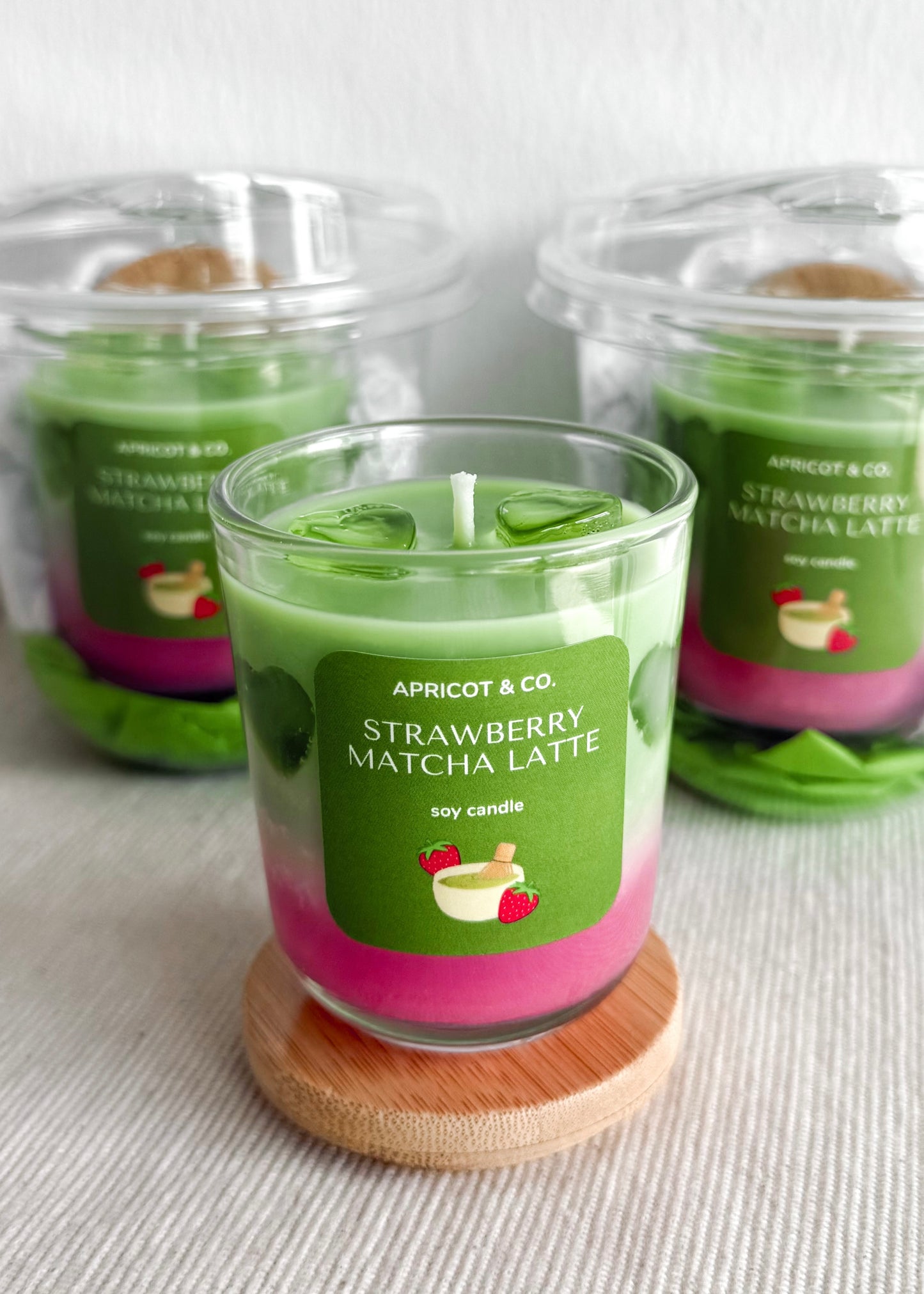 Strawberry Matcha Latte Candle (PREORDER)