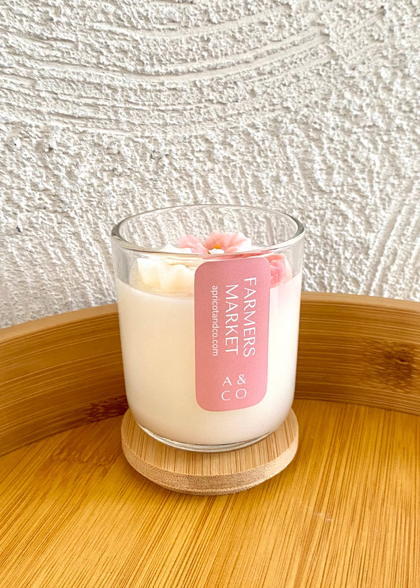 Farmers Market Flowers Candle