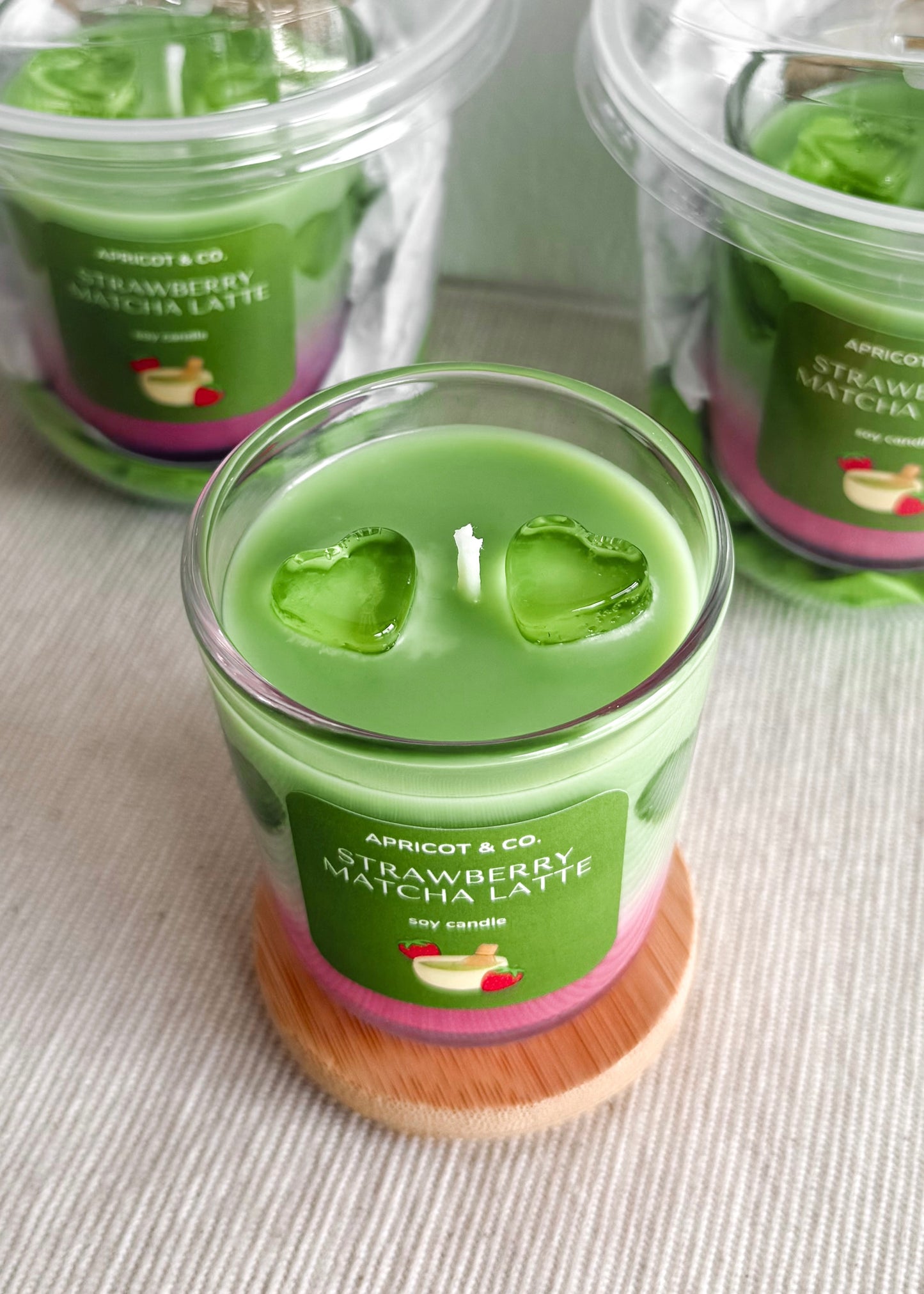 Strawberry Matcha Latte Candle (PREORDER)